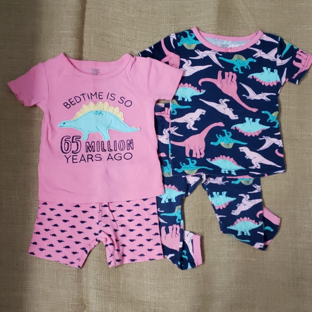 Girls 18 Mo Dinosaur Pajama Set